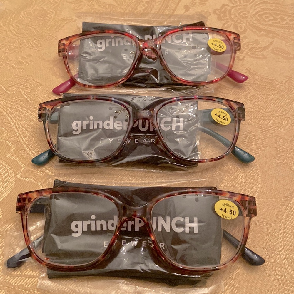 Grinder punch Reading glasses